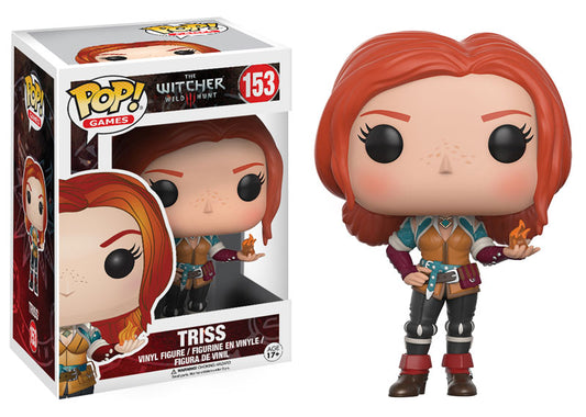 FUNKO POP! Vinyl Games RARE Witcher III Wild Hunt #153 Triss Merigold [VAULTED]