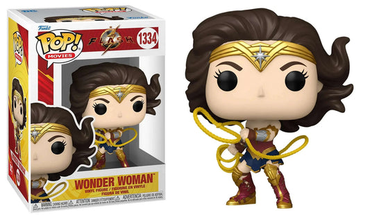 FUNKO POP! Vinyl Movies RARE The Flash #1334 Wonder Woman (The Flash) [VAULTED]